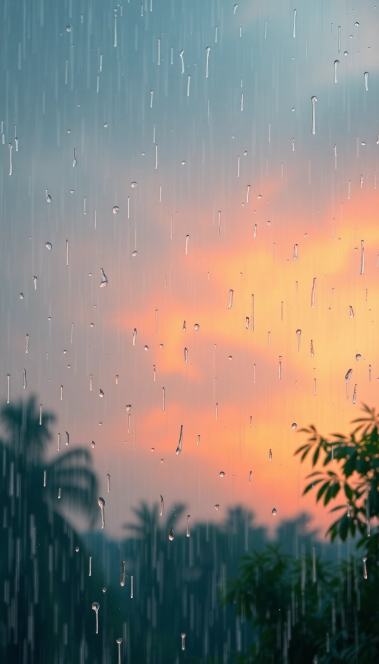 mid-afternoon rain